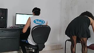 we seduce hot emo secretary boss in office game play 😏👔🔥