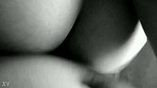 black couple films homemade doggystyle creampie sex tape with friend