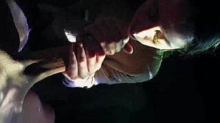 he tricks his cute 18+ stepsis into casting interview, then rough double facial after passionate spit-roasted sex with curly redhead neighbor friend