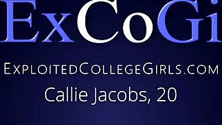 little callie jacobs tries her first footjob on camera after clothes rip sensual brunette toes big tits