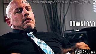 kinky teen secretary sneaks doggystyle fuck with boss while he's bent over phone call