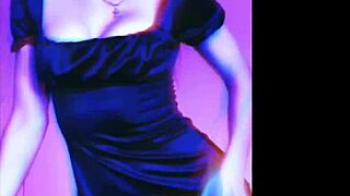 aesthetic sexy girls in stockings tease clothed with leather