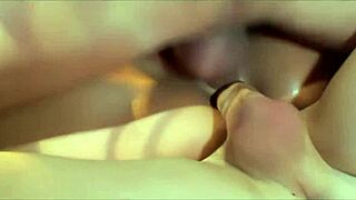 twenty years old seems perfect vintage for deepthroating monster cock and double anal riding