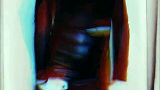 aesthetic sexy girls in stockings tease clothed with leather