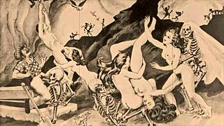 i'm totally obsessed with this vintage halloween vibe it's super cool and nostalgic can't get enough of those retro antique feels