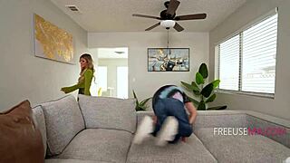 hey those massive tits on the freeuse babysitter never stop bouncing while she gets tricked into public groping and fucking by juan el caballo loco