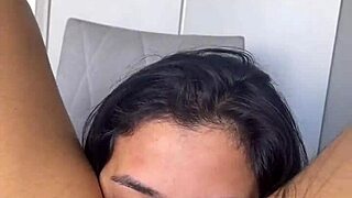 Her tongue drives me to intense orgasm