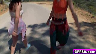 Wild Coachella fucking with monster cocks normal for college brunettes?