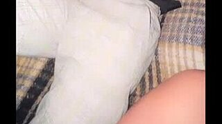 Hey, busty Mexican stepmom sneaks in horny to seduce TV-watching stepson student