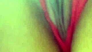 the HOT latina with BIG ASS masturbates wildly.