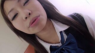 cute japanese amateur slips into cosplay hairy beaver tease passionate sex play