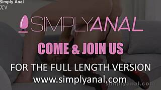 Simplyanal cum slut's tight ass stretched wide before massive facial blast