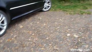 wanna see bareback slut bent over outdoor in stockings for cash