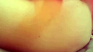 Hey teen why not shove that big dildo deeper into your tight ass right now