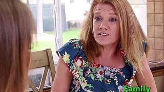 curious petite teen milks stepbro's monster cock with her tight young pussy and big tits