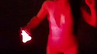 Wonder Star struts confidently in pantyhose