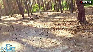 we're hunting spots to fill her wet panties with hot cum in public pov.