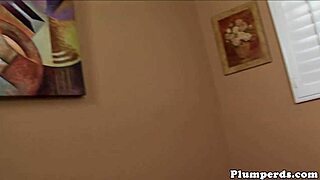 curvy ebony ssbbw slurps huge black cock before riding it doggystyle on bed