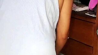 leaking footage of horny argentinian milf teacher fingering her wet pussy outdoors in lingerie!