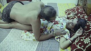 Beautiful Indian wife takes young dewar cock missionary creampie bedroom
