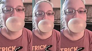 uhh.. asmr with my huge.. bubblegum chewin' glasses vibe
