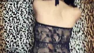 my skinny wife's tight ass takes pov anal in mesh bodysuit