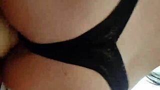 Latina teen slut masturbates hardcore with giant dildo during lockdown