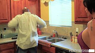 Tears of ecstasy as slutty milf shay fox screams under prince yahshua's creampie domination