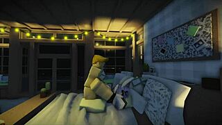 roblox teen begs for monster cock to stretch her tight hole!