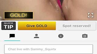 squirting colombian milf rams dildo in wet pussy till ORGASM hits hard