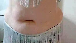 watch this curvy bbw belly dancer shake her huge fat ass seductively