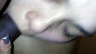 Latina BBW Cheats Sucking Fat Cock Deep In Secret!