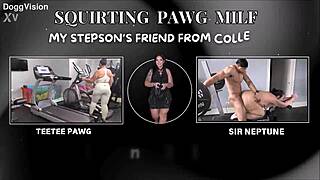 that squirting pawg milf hooked up with my college buddy for bareback riding and dirty talk fun