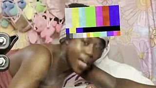 intense feelings surge as petite ebony midget takes big black cock pounding on usa florida sofa casually