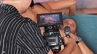 Pixie Pink Maya take double anal fisting squirt in domination orgy?