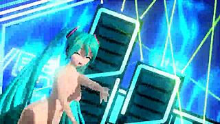 hatsune miku goes full nude in night fever project diva mod showcase