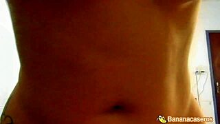 A cute blonde teen rides old man's cock in tight wet pussy creampie