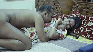 Beautiful Indian wife takes young dewar cock missionary creampie bedroom