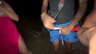 i took the little slut to suck me and my friends at ipanema's arpoador and gave her 20 reais