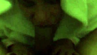 Sonja slurps sloppy on massive black cock till cumshot