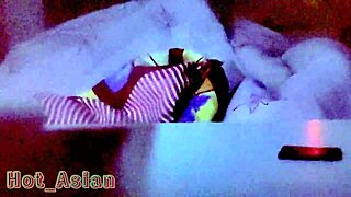 Fucking the Sexy Asian Widow Next Door Hard in Her Lingerie Filled Dorm Room