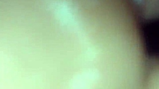 Wife's ebony ass shakes hard during intense doggystyle pounding