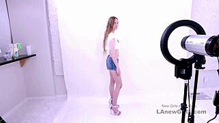 check out this elegant blonde model getting fucked hard on sofa during her classy casting interview