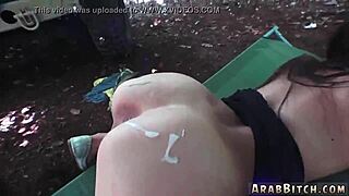 tattooed arab teen masturbates desperately missing home army life