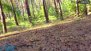 we're hunting spots to fill her wet panties with hot cum in public pov.