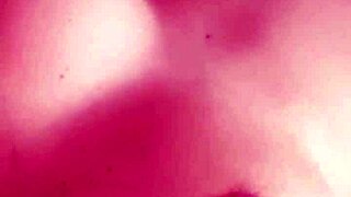 whoa this brunette's HUGE tits while she moans fingering her wet pussy 😍💦