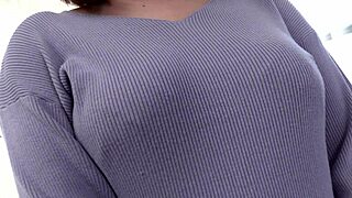 WIFE'S FIRST VIDEO SHOOT! Tsukasa Nakatani Squirts in Creampie Cheating with Titty Fuck.