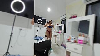 she models panties for me then i pound her fat ass doggystyle missionary over and over