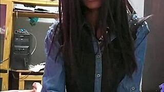 Daddy Boss Films Close-Up Black Slut's Best Blowjob On Small Cock