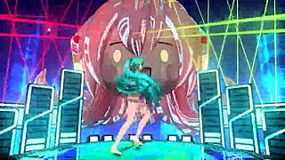 初音ミクがナイトフィーバーで完全ヌードMOD披露！